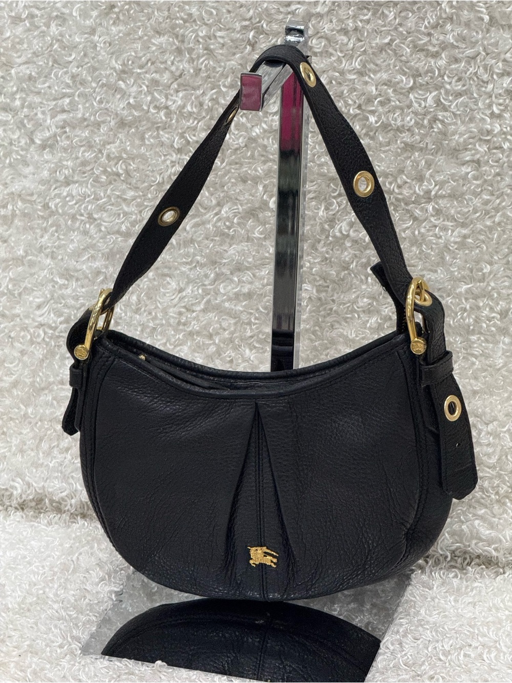 Burberry Black Hobo Bag